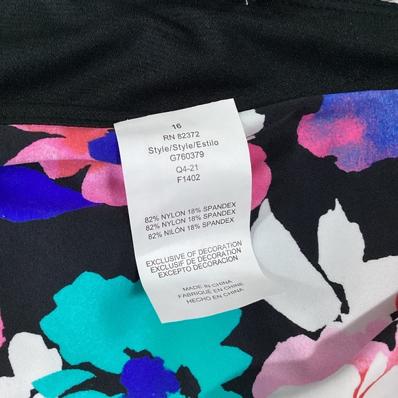 360. Island Escape Topical High Waist Bikini NWT Size 16 - Picture 8 of 8